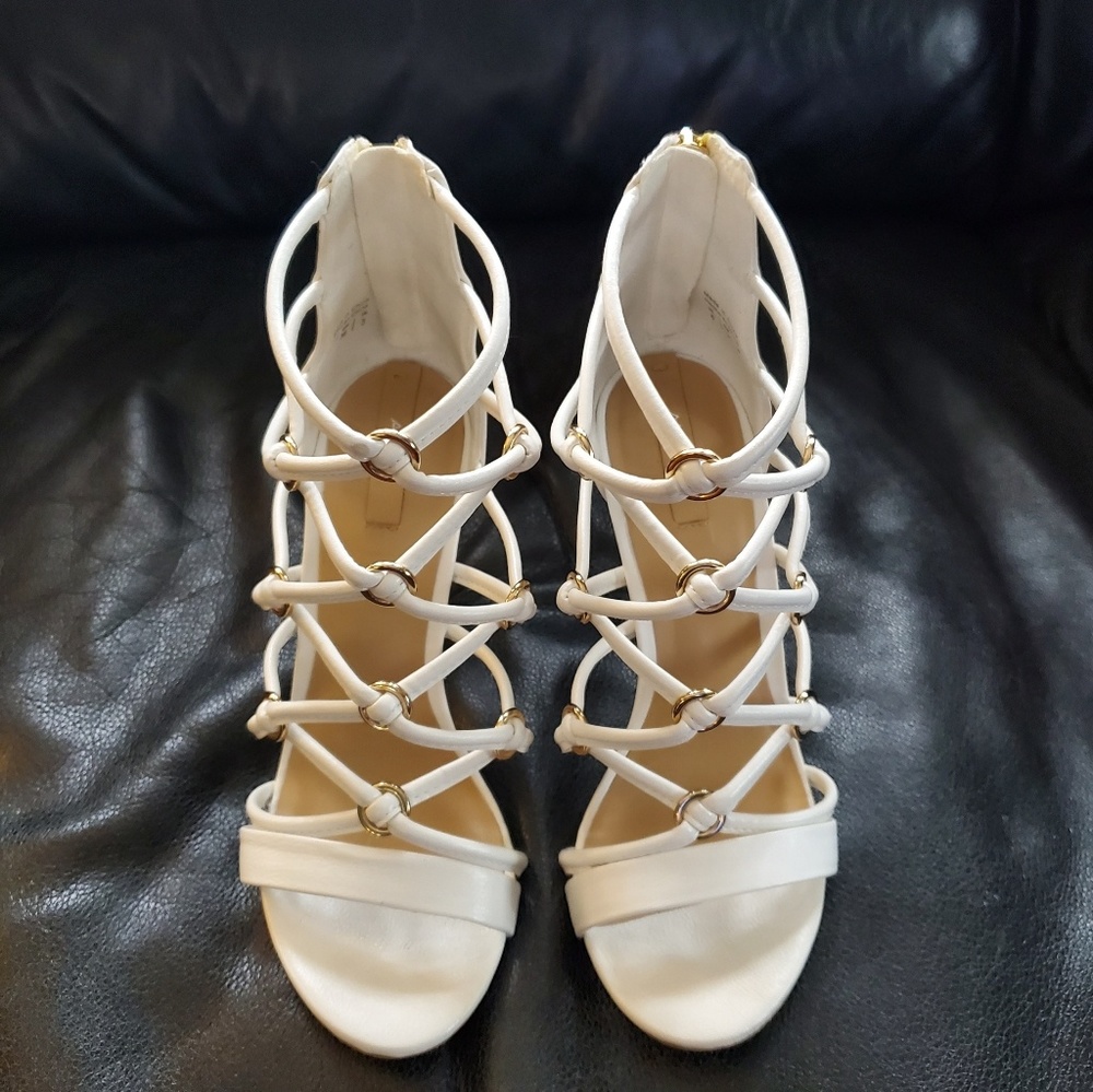 White & Gold Sandal